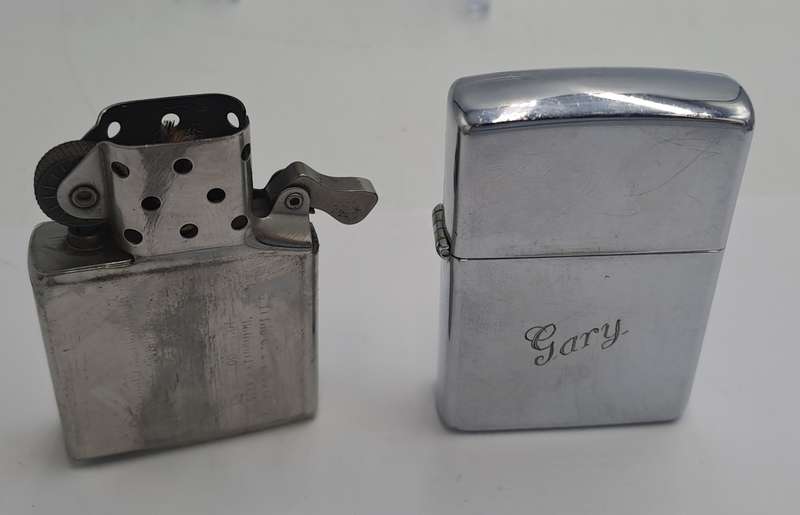 Vintage Zippo Lighter - Personalised Engraving - Needs Service
