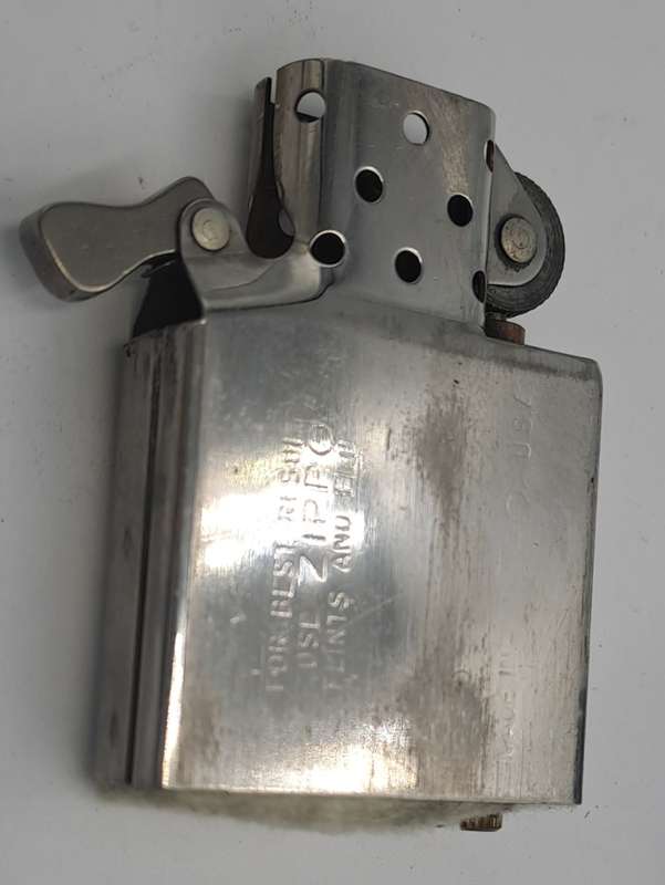 Vintage Zippo Lighter - Personalised Engraving - Needs Service