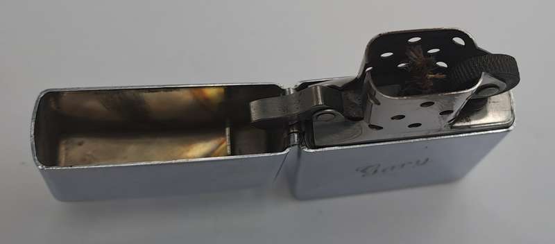 Vintage Zippo Lighter - Personalised Engraving - Needs Service