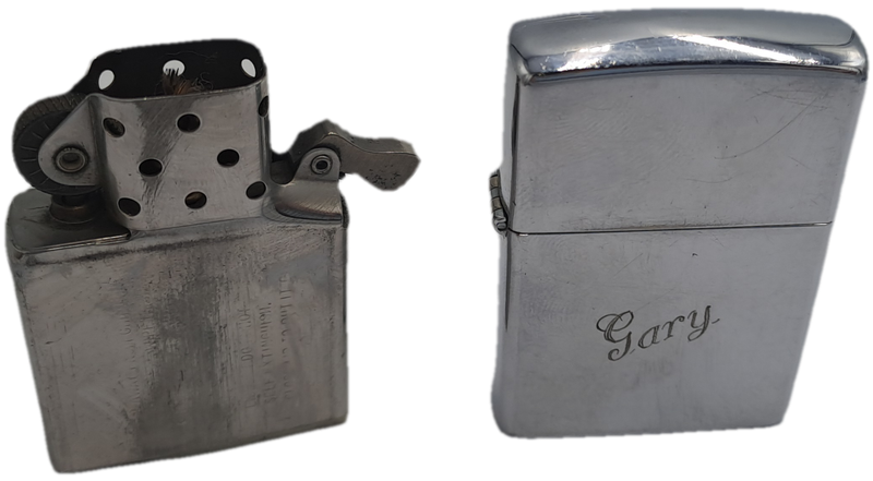 Vintage Zippo Lighter - Personalised Engraving - Needs Service