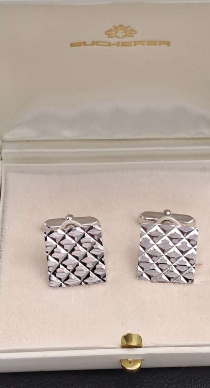 Vintage Bucherer cufflinks -Boxed