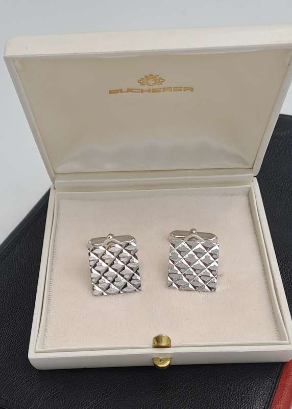 Vintage Bucherer cufflinks -Boxed