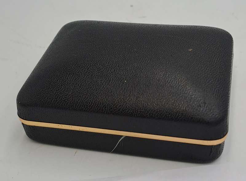Vintage Genuine Tiger Eye Cufflink and Tie clip set-Boxed