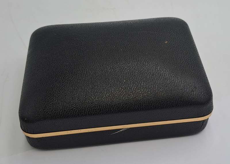 Vintage Genuine Tiger Eye Cufflink and Tie clip set-Boxed