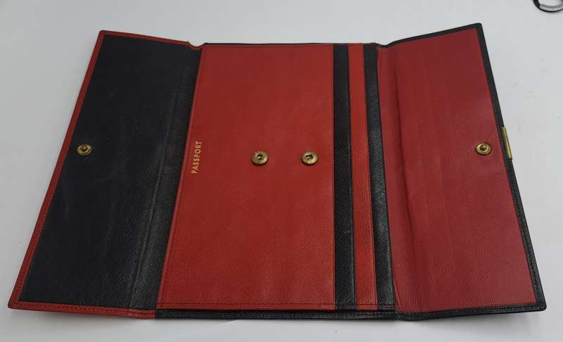 Vintage  Passport Folio / wallet