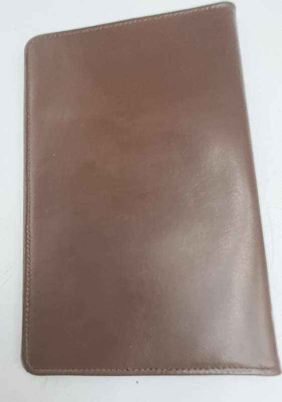 Vintage Real Saddle Hide R.S.A Passport Folio/wallet