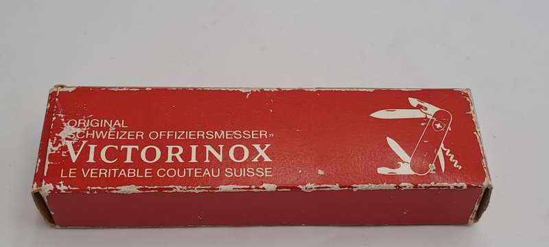 Vintage  Victorinox The Original Swiss Army Officer Knife In Box