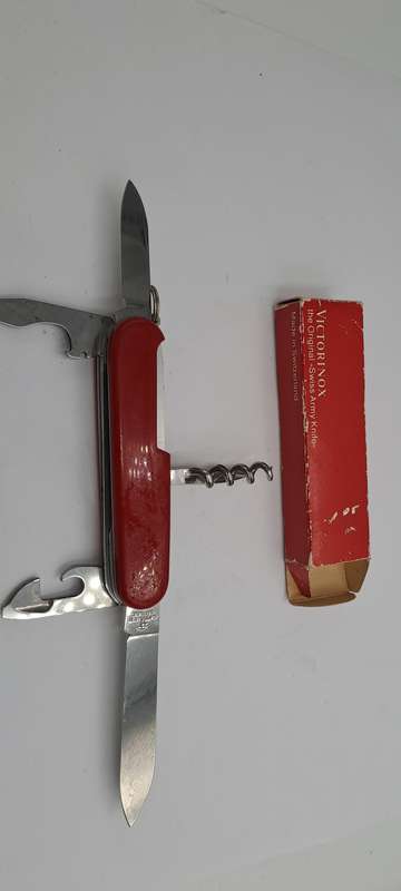 Vintage  Victorinox The Original Swiss Army Officer Knife In Box