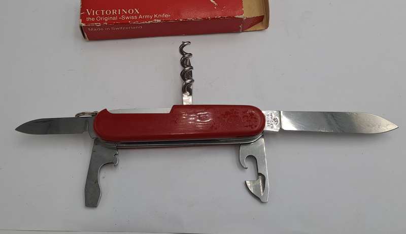 Vintage  Victorinox The Original Swiss Army Officer Knife In Box