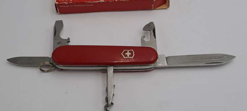 Vintage  Victorinox The Original Swiss Army Officer Knife In Box