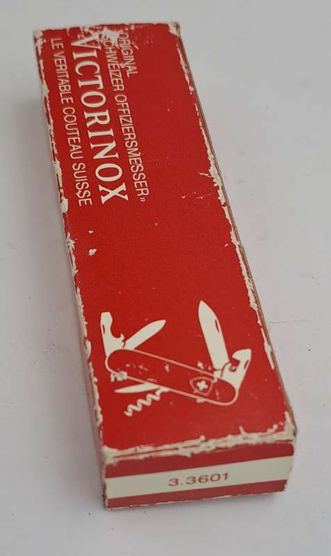 Vintage  Victorinox The Original Swiss Army Officer Knife In Box