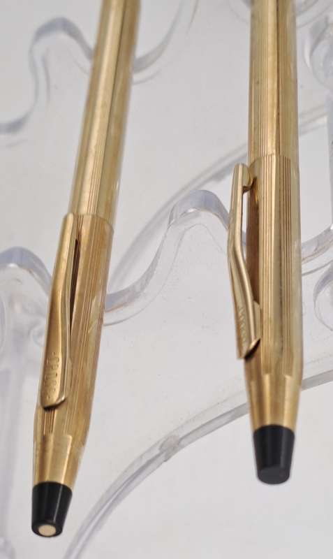 Vintage 1/20 12Kt Gold Cross Ball Pen and Pencil set -Need New refill and lead