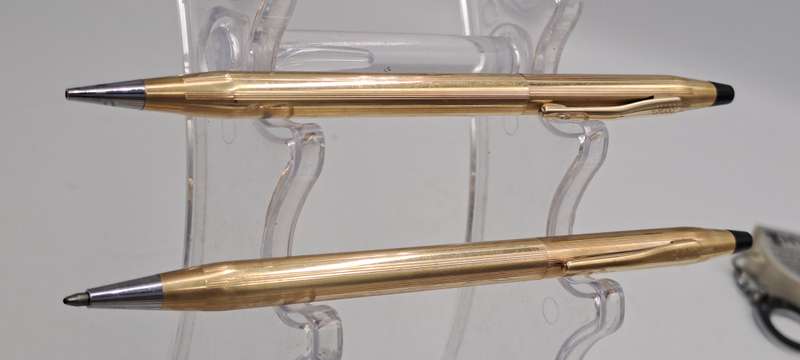 Vintage 1/20 12Kt Gold Cross Ball Pen and Pencil set -Need New refill and lead