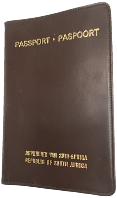 Vintage Real Saddle Hide R.S.A Passport Folio/wallet