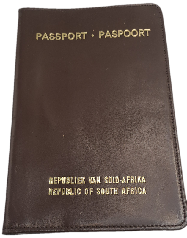 Vintage Real Saddle Hide R.S.A Passport Folio/wallet