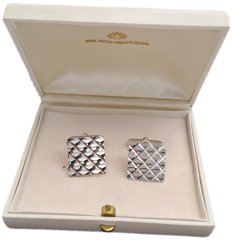 Vintage Bucherer cufflinks -Boxed