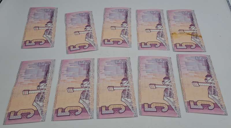 Lot of 10 1989 Gerhard De Kock R5 Notes 3rd Issue In Sequence