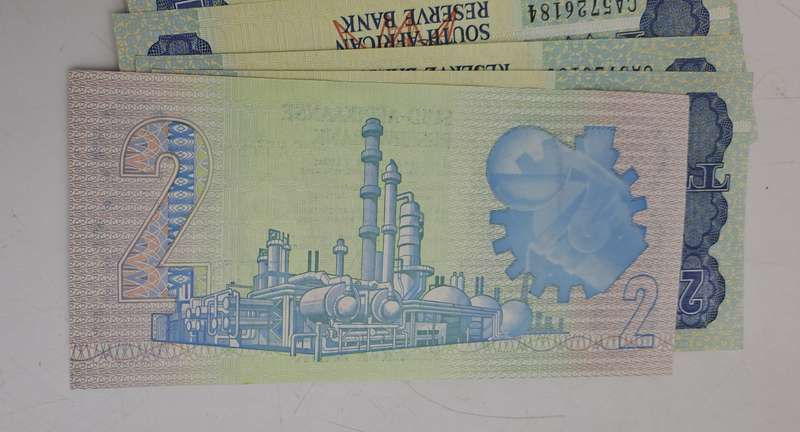 Lot of 10- 1984 De Kock R1 Notes -3rd Issue In Sequence Uncirculated  CA5726181 to CA5726190