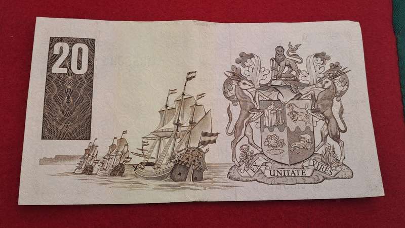 1984 GPC de Kock 20 Rand Note -AFR-ENG   - 3rd Issue -Uncirculated
