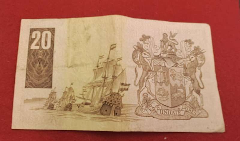 1984 GPC de Kock 20 Rand Note-3rd Issue -