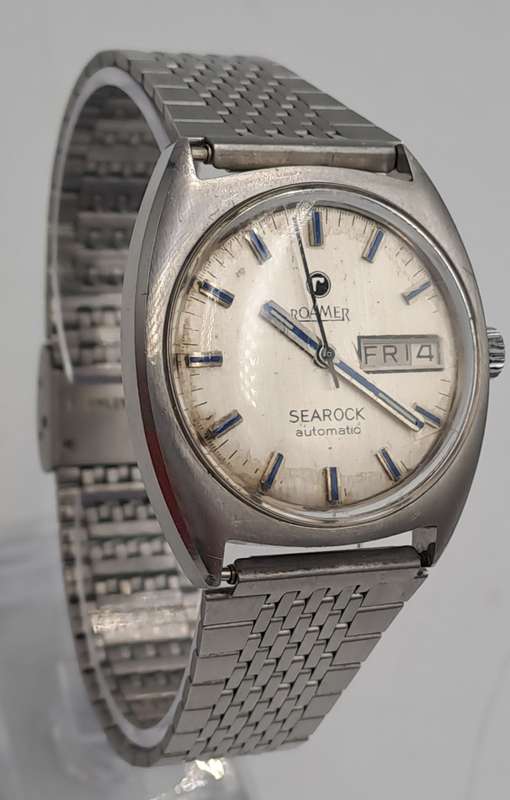 Vintage Swiss Made ROAMER Searock Automatic Watch -Working