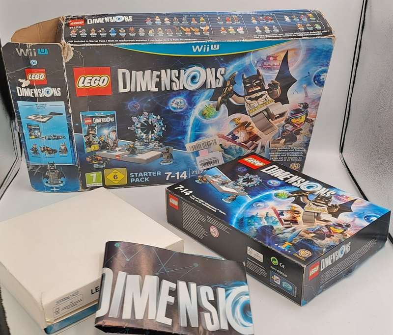 Lego Dimensions Starter Pack 7-14 Batman Game For Wii with controller -still in Box