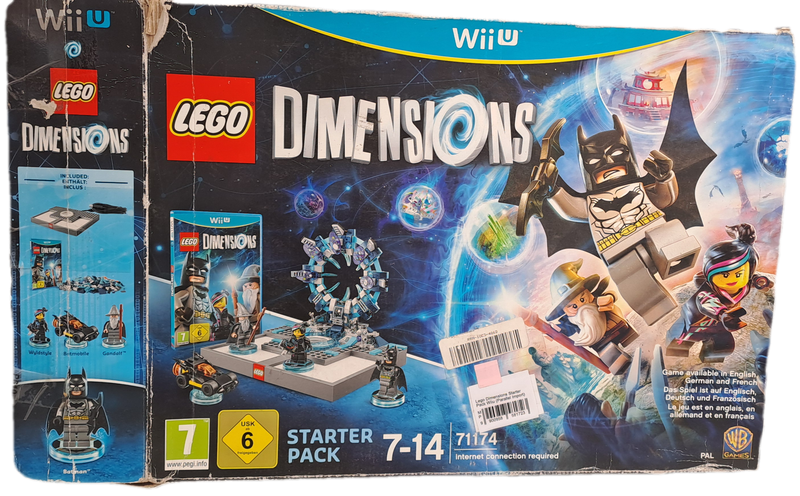 Lego Dimensions Starter Pack 7-14 Batman Game For Wii with controller -still in Box