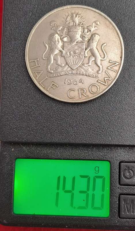 1964 Malawi  ½ Crown