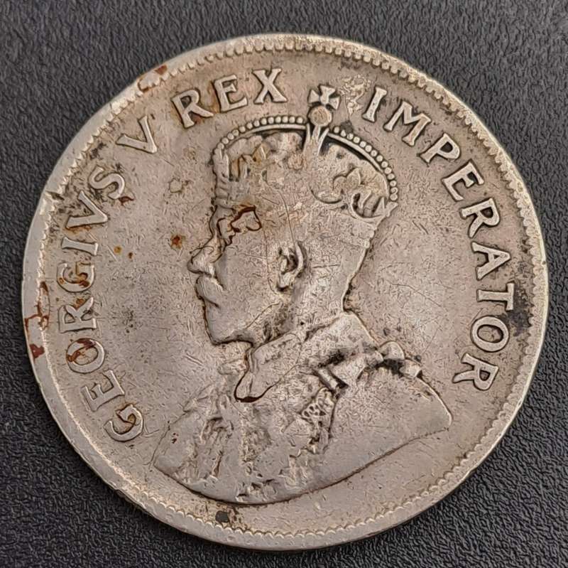 1925 South Africa Silver 2½ Shillings - George V
