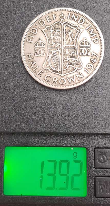 1947 United Kingdom ½ Crown - George VI 3rd type