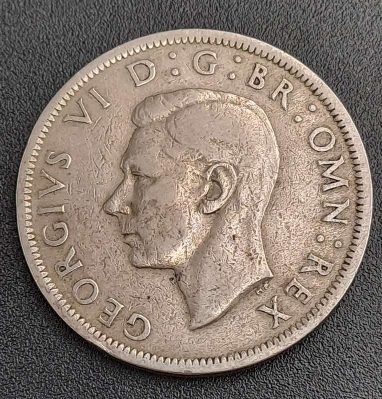 1949 United Kingdom ½ Crown - George VI 3rd type