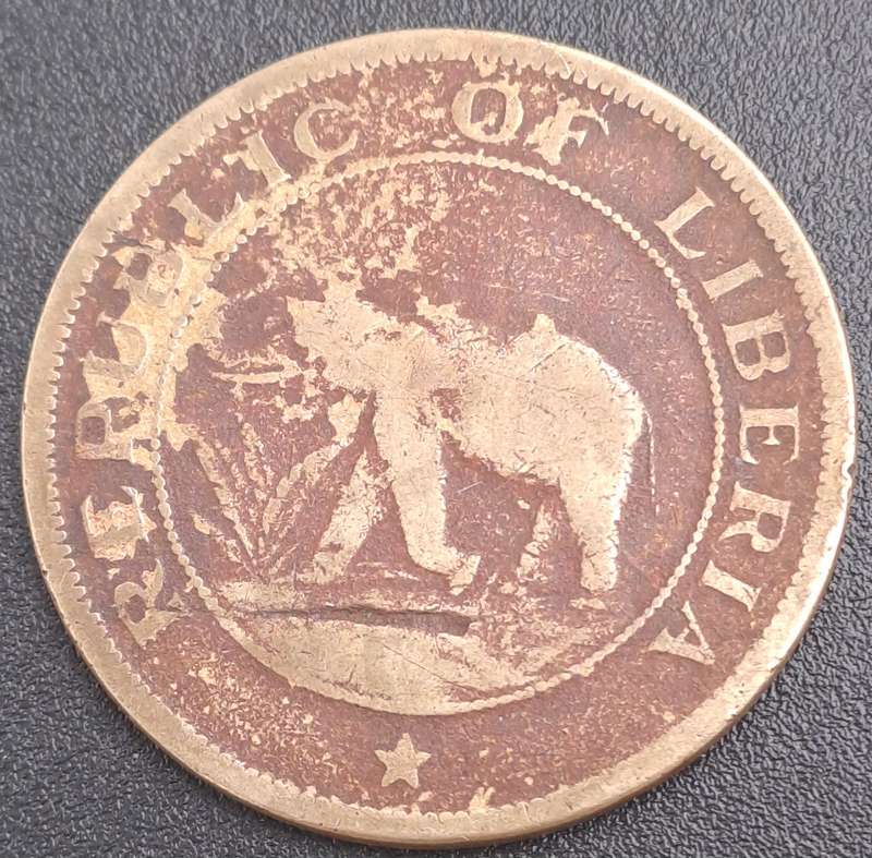 1937 Liberia  2 Cents