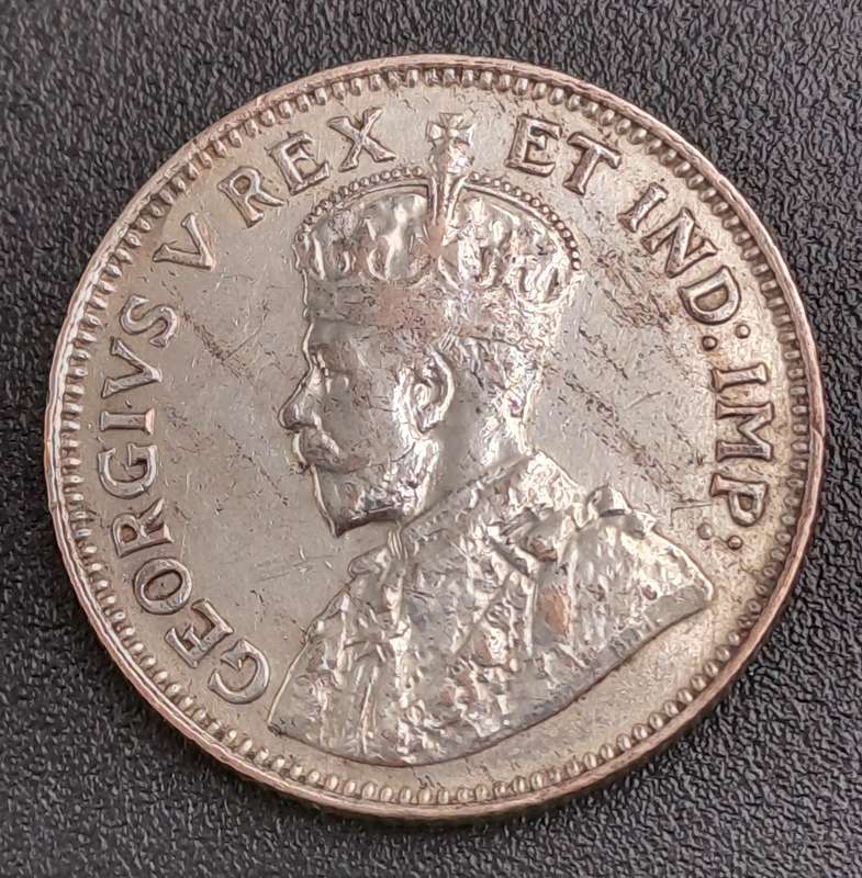 1922  East Africa Silver 50 Cents - George V