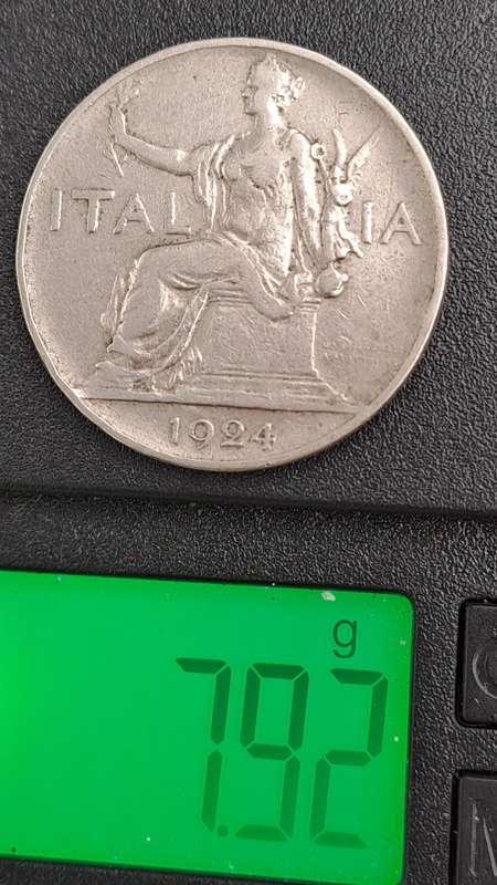 1924 Italy 1 Lira