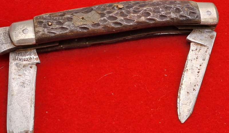 Vintage 3 Blade Henry Boker Pocket Knife -Made in Germany