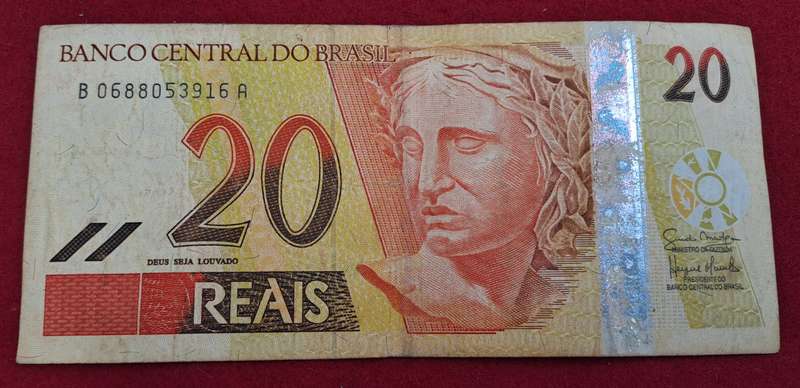 2002-2010 Brazil 20 Reais 1st. Family, Stamp A Uncirculated