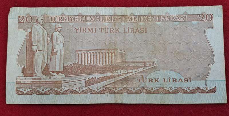 1966-1983 Turkey  20 Lira