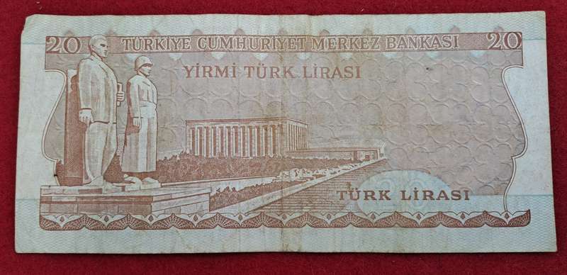 1966-1983 Turkey  20 Lira