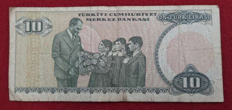 1982 Turkey  10 Lira