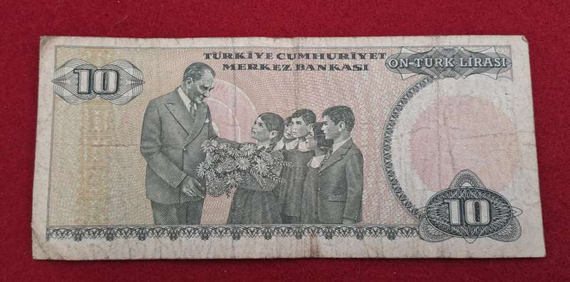 1982 Turkey  10 Lira