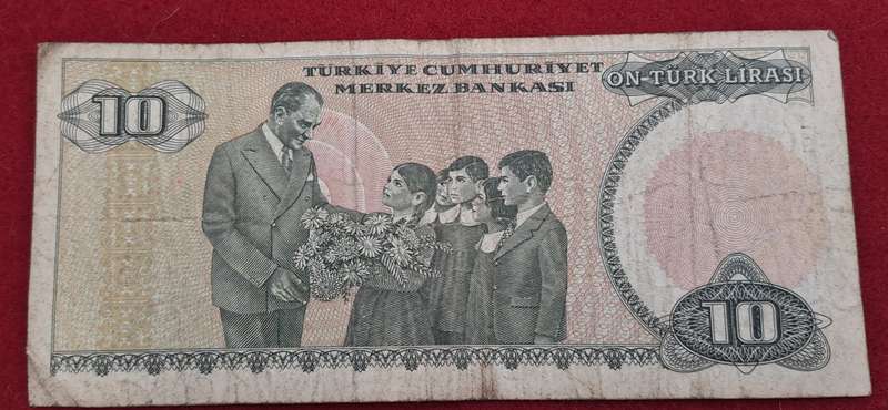 1982 Turkey  10 Lira