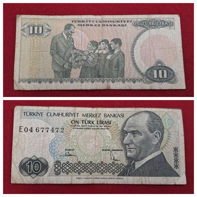 1982 Turkey  10 Lira