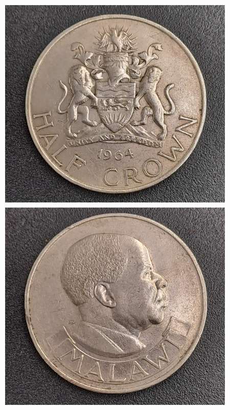 1964 Malawi  ½ Crown