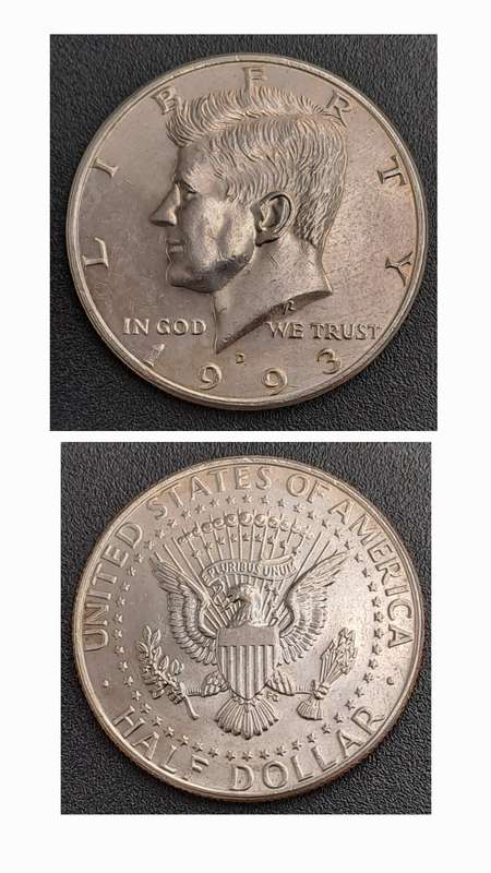 1993 United States ½ Dollar "Kennedy Half Dollar"