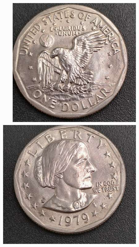 1979 United States 1 Dollar "Susan B. Anthony Dollar"