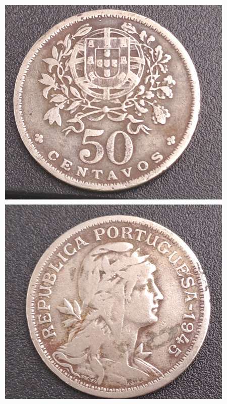 1945  Portugal 50 Centavos