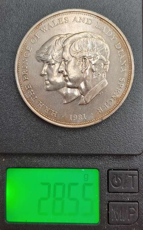 Collectable 1981 Royal Wedding Commemorative Crown Prince Charles and Lady Diana
