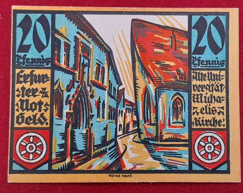 RARE!! 1920- 20 Pfennigs  Germany  German notgeld  Saxony, Prussian province of  -Emergency Money