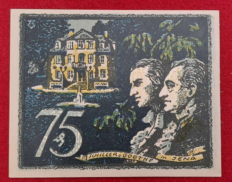 RARE!! 1921-75 Pfennigs  Thuringia, Federal state of  Jena (Thuringia), City of, Emergency Money