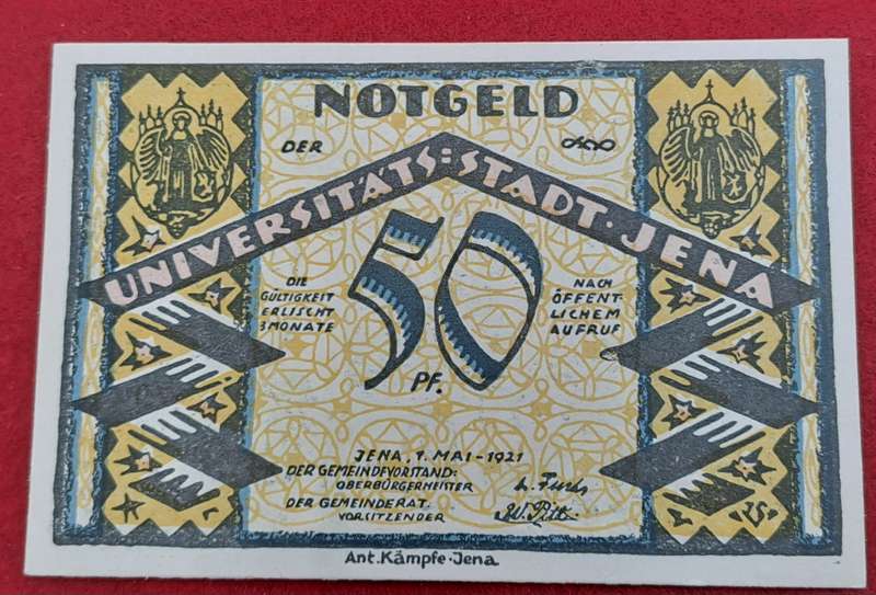 RARE!! 1921-50 Pfennigs  Thuringia, Federal state of  Jena (Thuringia), City of